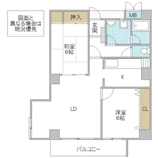 イオ・テラス【4階】の間取り