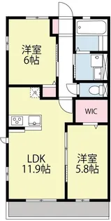 ロワジールA【1階】の間取り