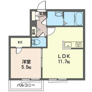 Soleil Akabanedai【1階】の間取り