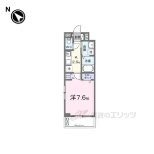 ヒカルサ京田辺大住【3階】の間取り