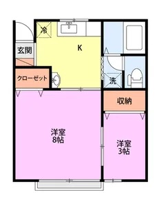ポポラーレIII【1階】の間取り