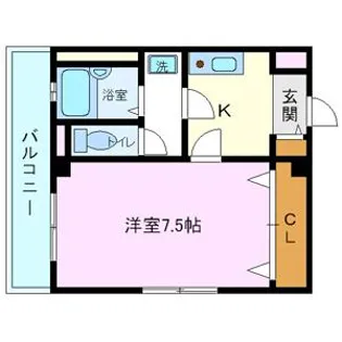グランメゾン白瀧公園【4階】の間取り