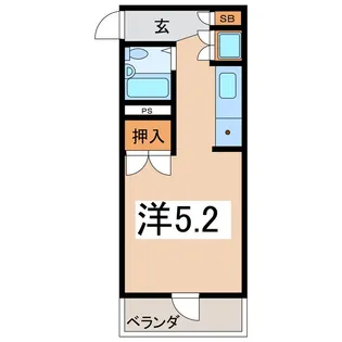 シュプリーム相生・リィ【4階】の間取り