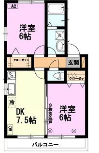 ノースタウン吉祥寺II棟【1階】の間取り