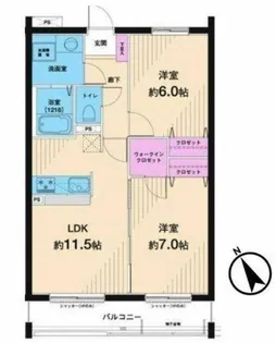 L s residence本八幡【4階】の間取り