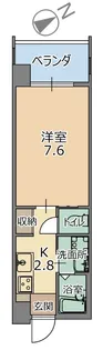 トーマス宇茂佐の森II【6階】の間取り