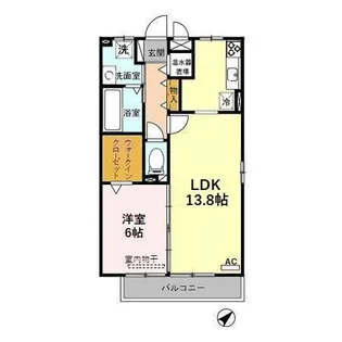 セジュール・ユー【3階】の間取り