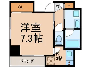 若松河田ステーションレジデンス【5階】の間取り