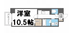 BROU上町台【3階】の間取り