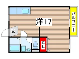 リバーハイツ西昆陽East【2階】の間取り