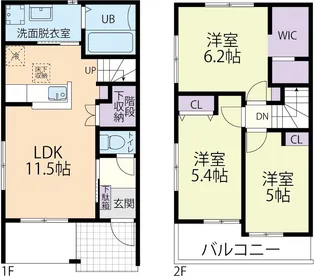Altair(アルタイル)【2階】の間取り
