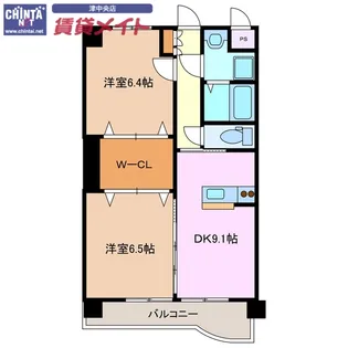 マジェスティ【5階】の間取り