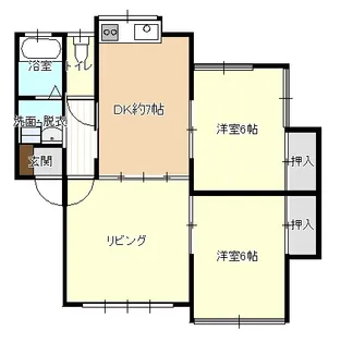 ファミール城西【1階】の間取り