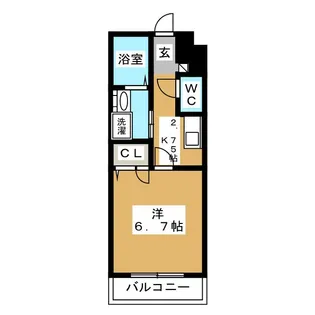 ロン・ラヴァン【2階】の間取り