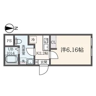 Freesia中野富士見町【3階】の間取り