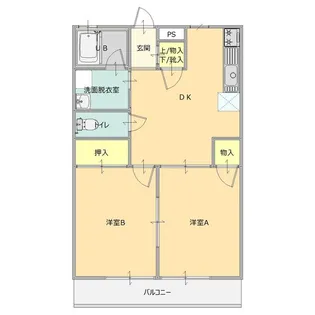 ロイヤルハイツハセガワ【1階】の間取り