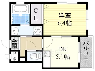 ピコット5【5階】の間取り