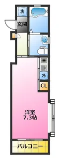 arte【アルテ】元住吉【2階】の間取り