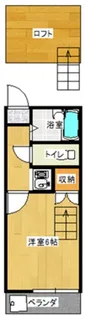 エクセレンス西川田【1階】の間取り
