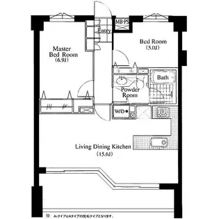 LANAI HERITAGE【3階】の間取り