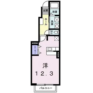 ディアコート【1階】の間取り