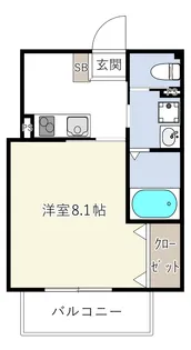 INOVE長瀬IV【3階】の間取り