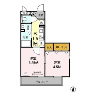 サニーガーデン【3階】の間取り