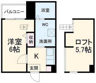 アペラシオン【1階】の間取り
