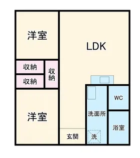 リアライズ木曽川【6階】の間取り