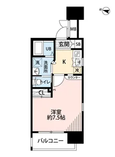 サヴォイマキシマイズ博多ステーション【5階】の間取り