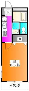 プレジール【1階】の間取り
