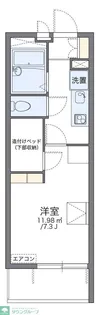 レオパレスアンテルブルグII【3階】の間取り