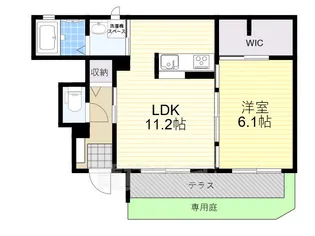 グレイシャス春日【1階】の間取り