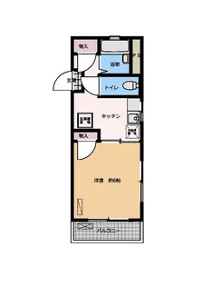 ハイネスU【2階】の間取り