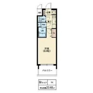 スプランディッド十三本町【6階】の間取り