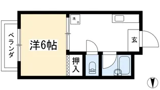 メゾンドシンワ【1階】の間取り