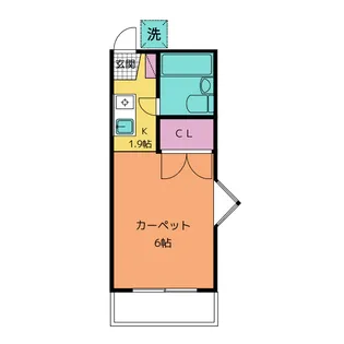ベルメゾン【2階】の間取り
