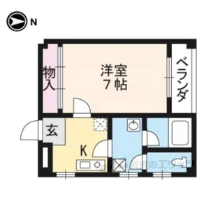 ドーリア花園【2階】の間取り
