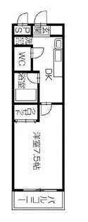 チェリーハイツ【1階】の間取り