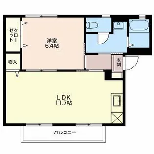 フレグランス21 A【2階】の間取り