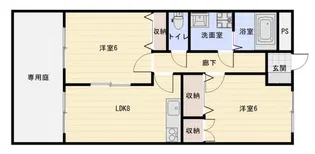 プロニティN【1階】の間取り