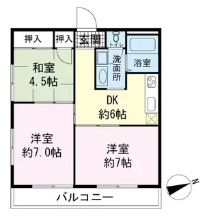 メゾン小山【2階】の間取り