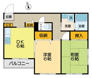 グレイスオガワ【2階】の間取り