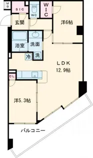 プライムスクエアー佐貫駅前【5階】の間取り