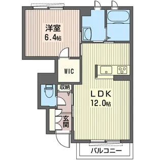 ビューテラスK III【1階】の間取り