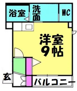 ターナ今池【1階】の間取り