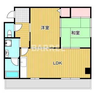 スカイホーム瀬川【2階】の間取り