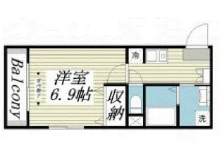 ルッシェロ平井【2階】の間取り