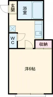 カサベルデ【1階】の間取り