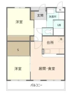 コンフォートグリーン【3階】の間取り